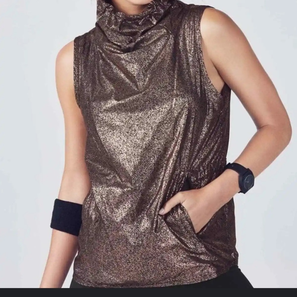 Fabletics Metallic Athletic Vest - image 1